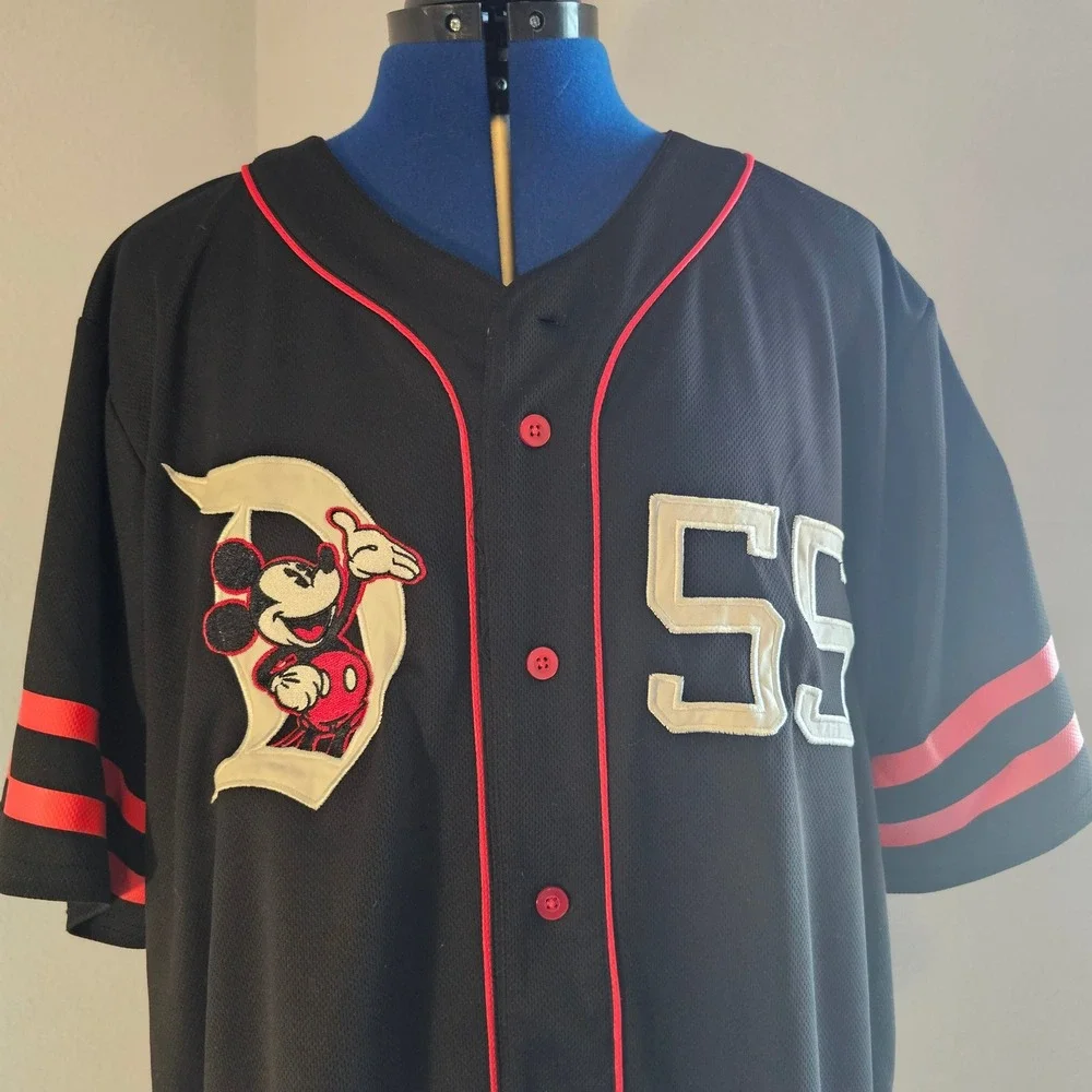 Disney‎ Parks adult large, short sleeve, Mickey Disneyland baseball jersey